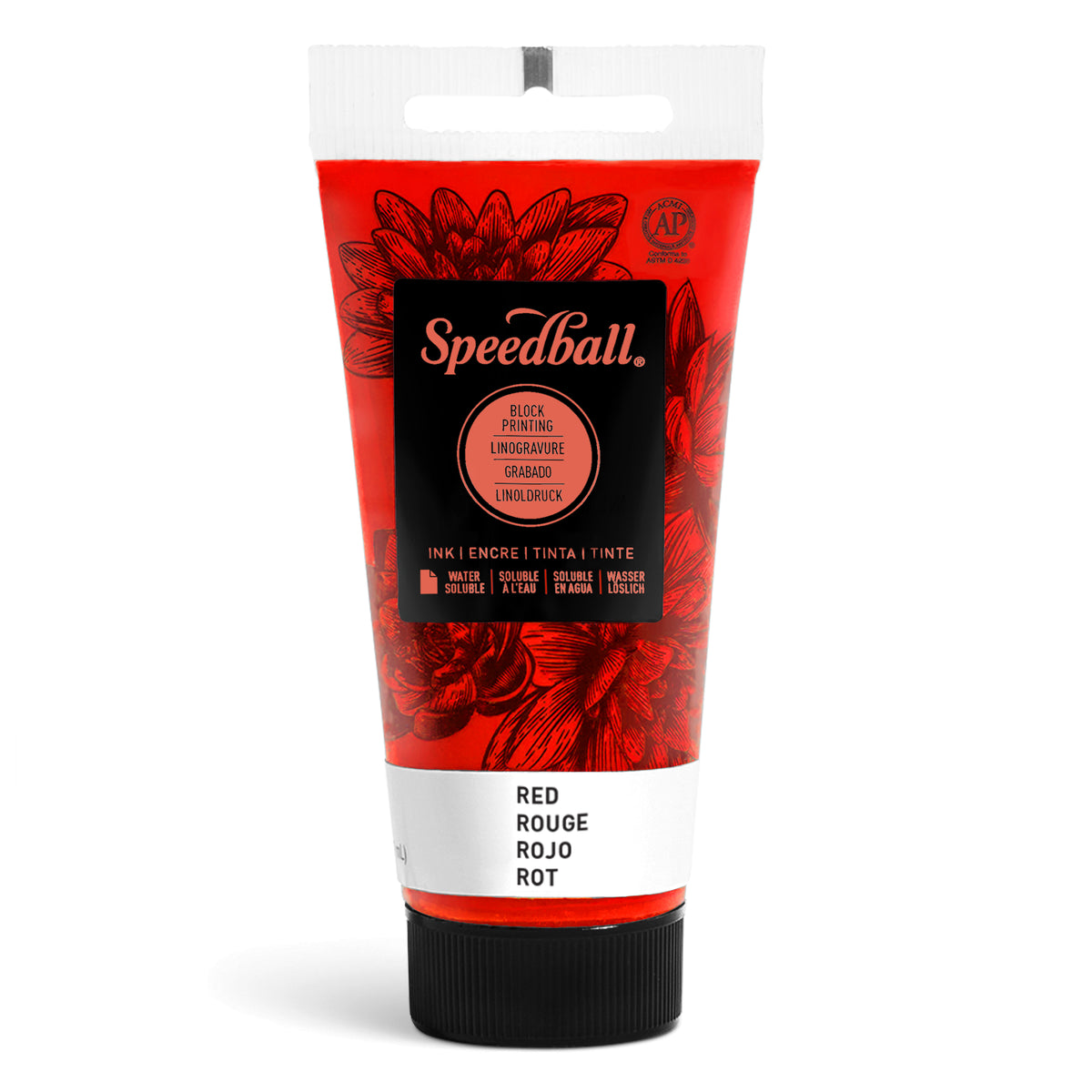 Speedball Water-Soluble Block Printing Ink 37ml – Red