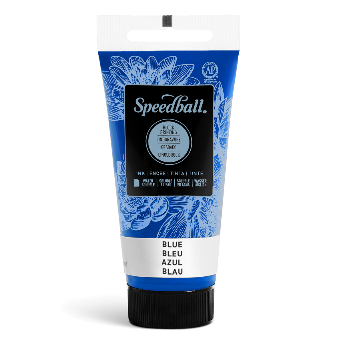 Speedball Water-Soluble Block Printing Ink 37ml – Blue
