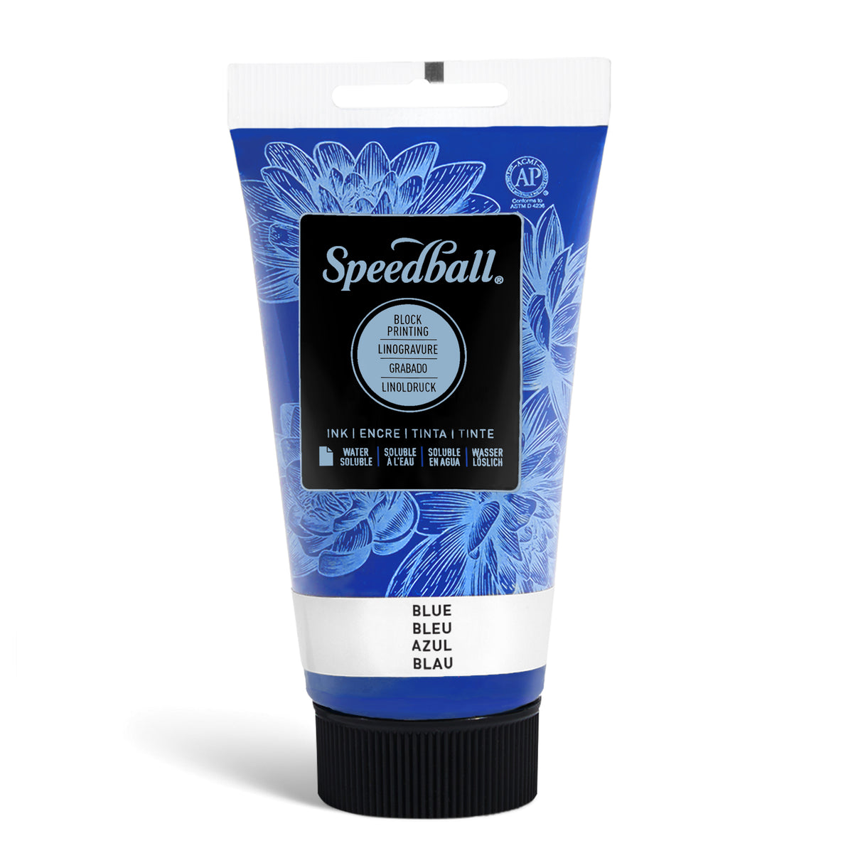 Speedball Water-Soluble Block Printing Ink 75ml – Blue