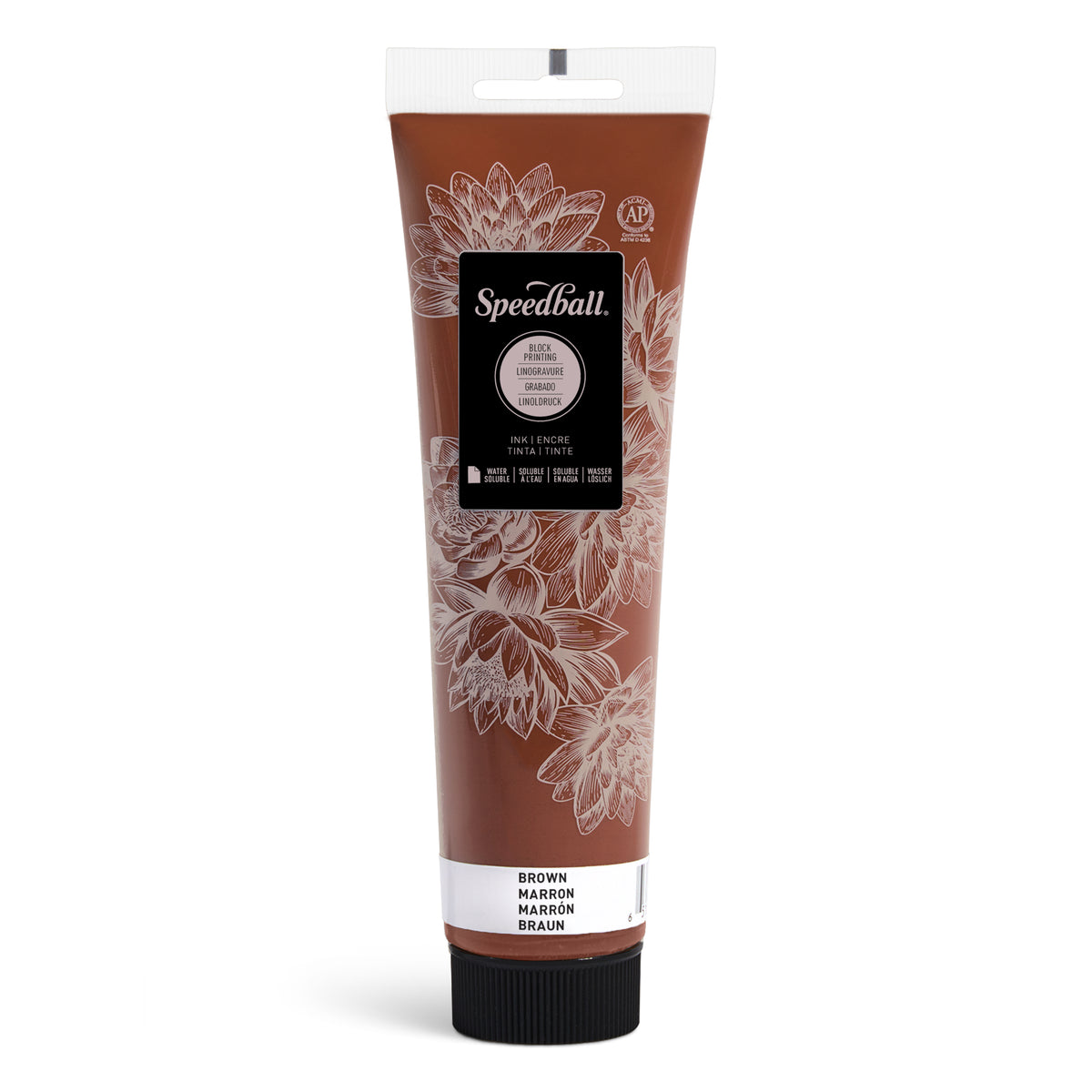 Speedball Water-Soluble Block Printing Ink 150ml – Brown