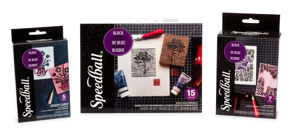 Speedball Super Value Water-Soluble Block Printing Starter Kit
