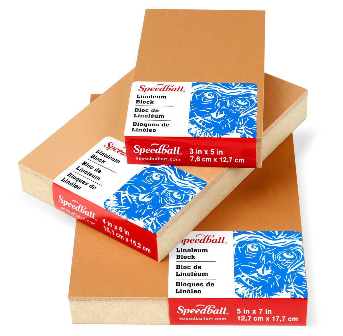 Speedball Lino Block, Tan 4 x 6in (10.2 x 15.2cm)