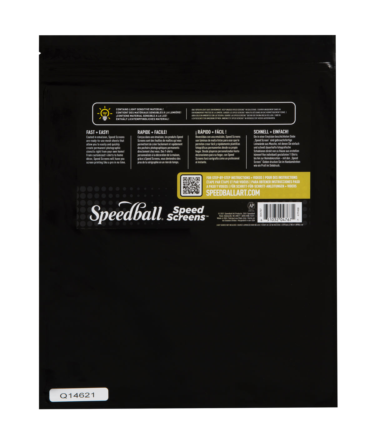 Speedball Speed Screen 10 x 12in (25.4 x 30.5cm), Pack of 3 Sheets