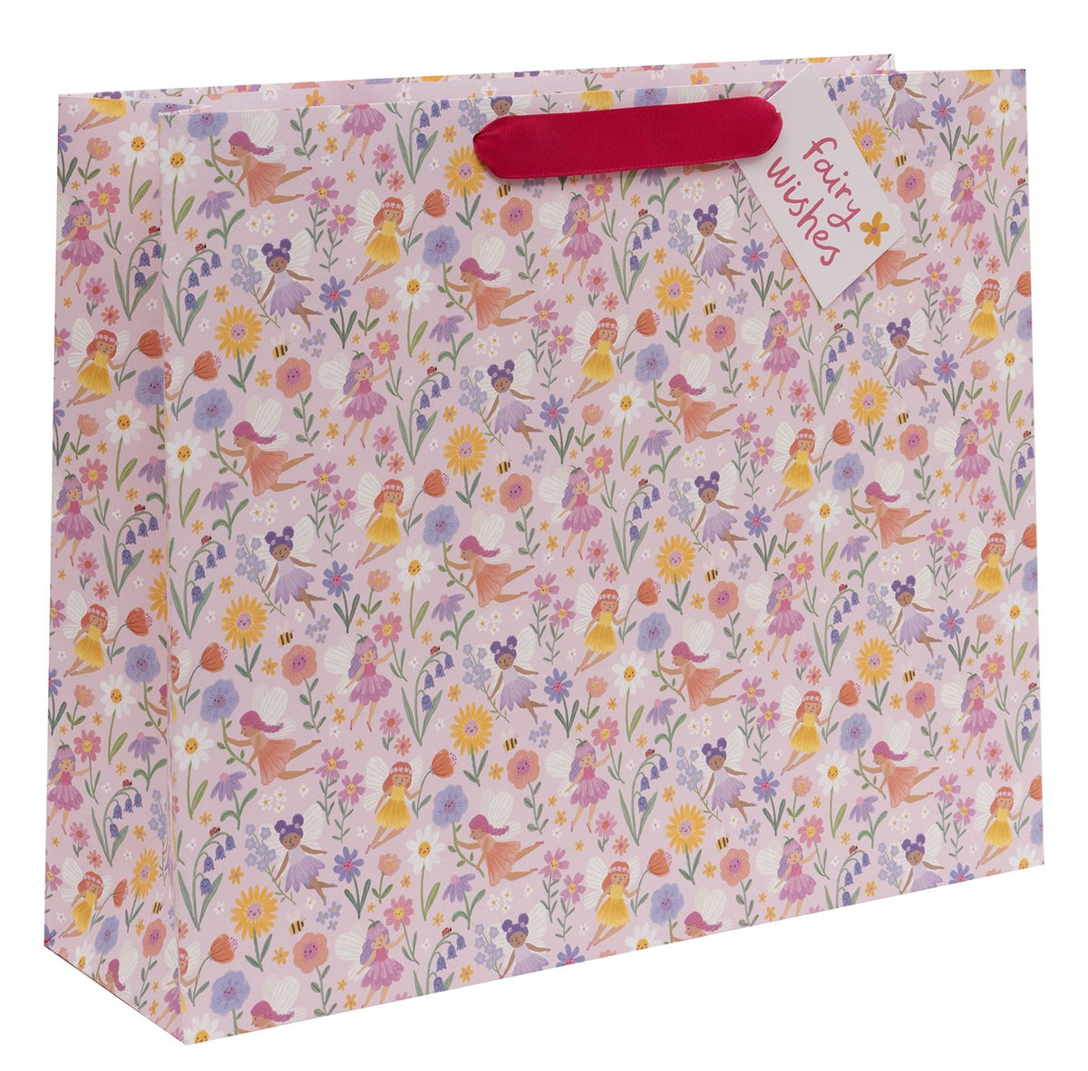 Fairy Wishes Extra Large Landscape Shopper Gift Bag