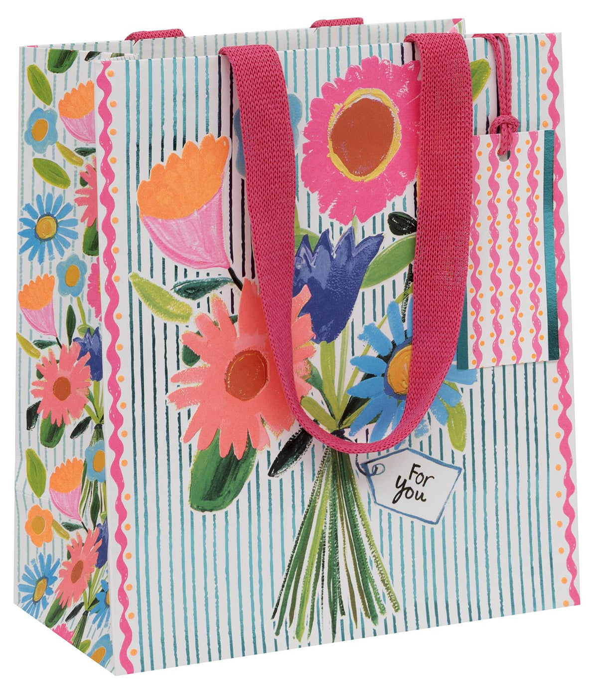 Bouquet Edit Medium Gift Bag by Paper Salad