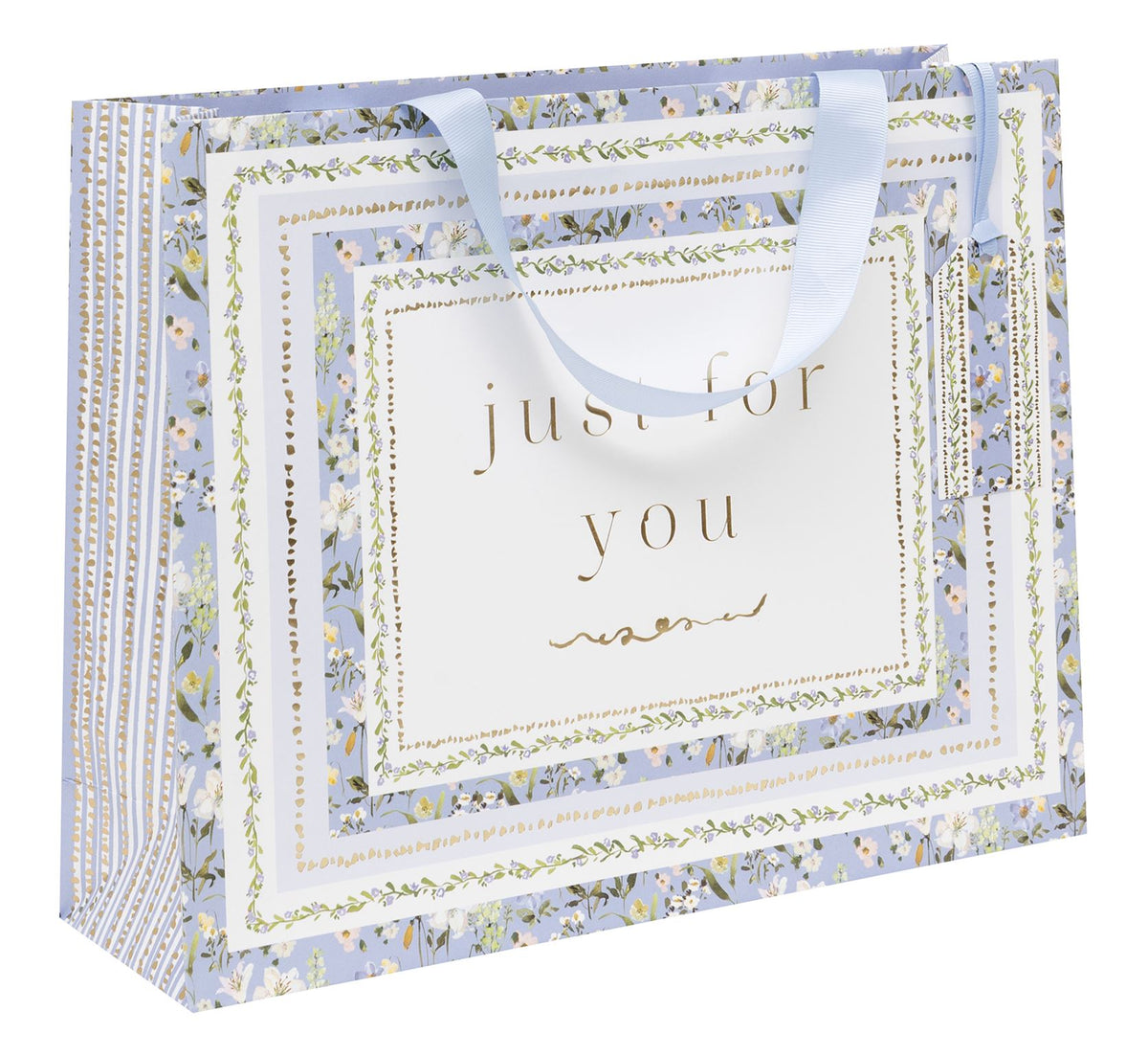 Meadow Whisper Large Landscape Gift Bag by Stephanie Dyment