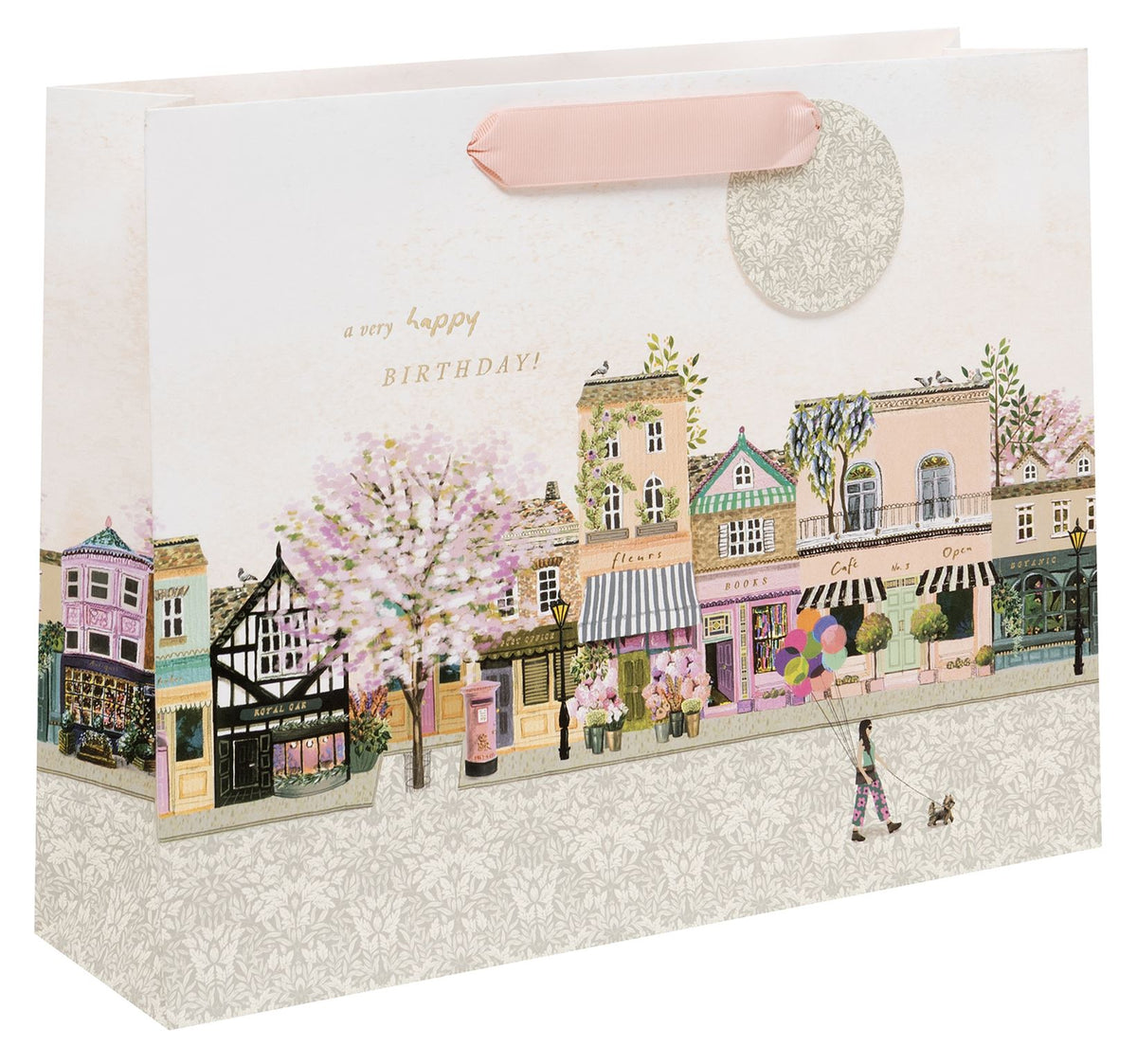 York Place Large Landscape Gift Bag by Stephanie Davies