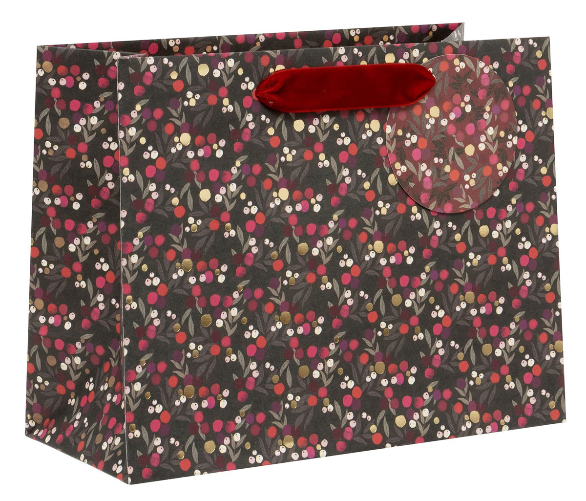 Bright Berries Medium Landscape Gift Bag by Stephanie Davies