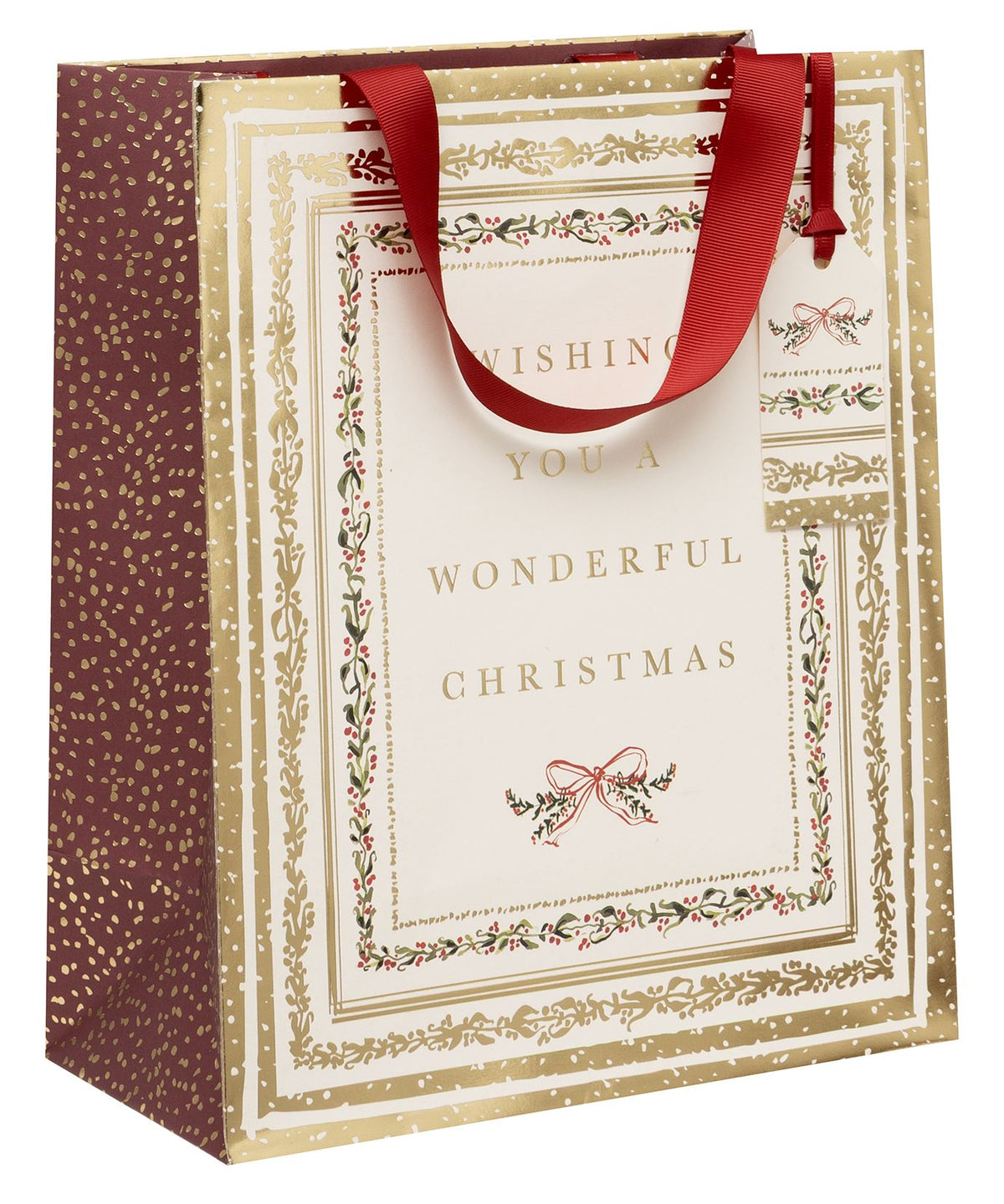 Lustrous Verse Large Gift Bag by Stephanie Dyment
