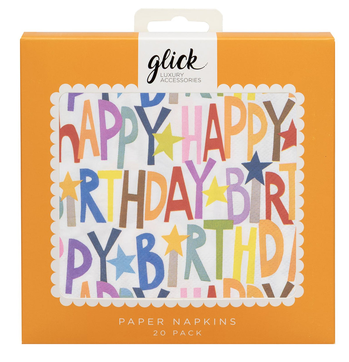 Happy Birthday Paper Napkins (Pack of 20) by Paper Salad