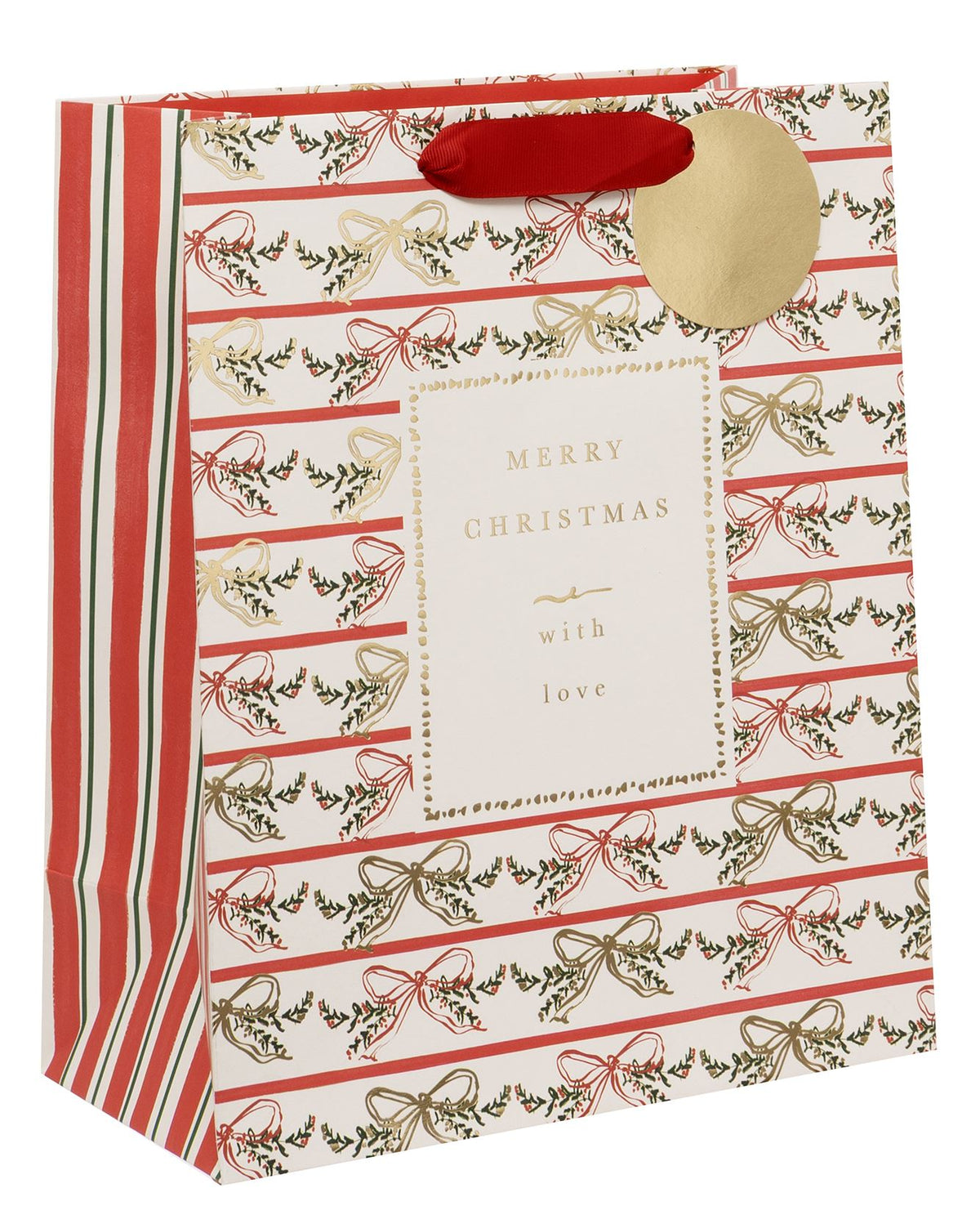 Joyful Ribbons Large Gift Bag by Stephanie Dyment