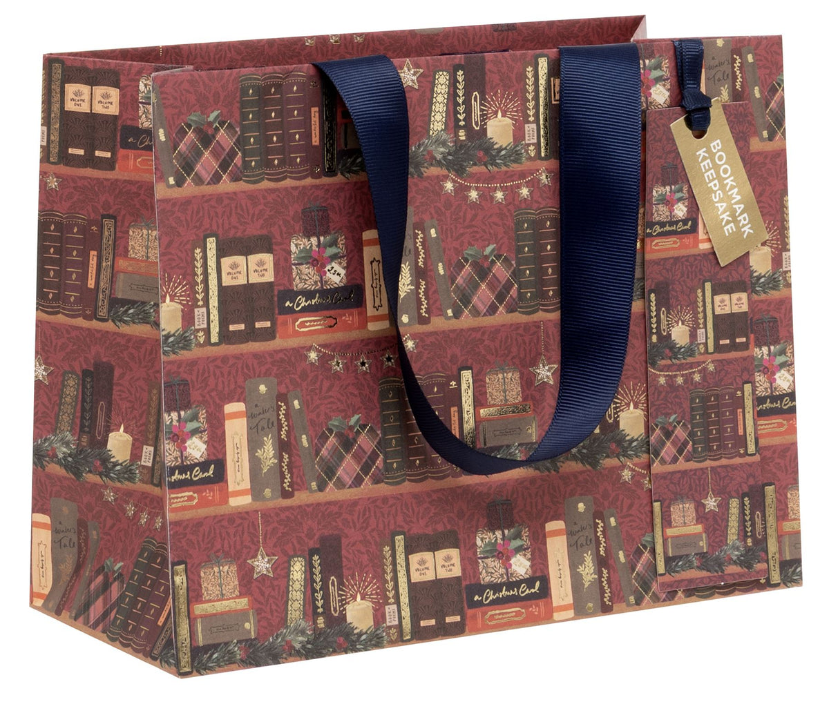 Tales of Christmas Medium Landscape Gift Bag by Stephanie Davies