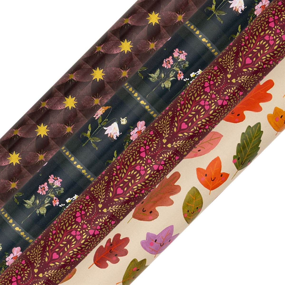 Autumnal Shades Wrapping Paper Roll (4m)