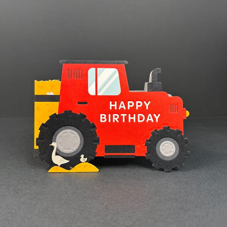 Taking Shape - Happy Birthday Tractor