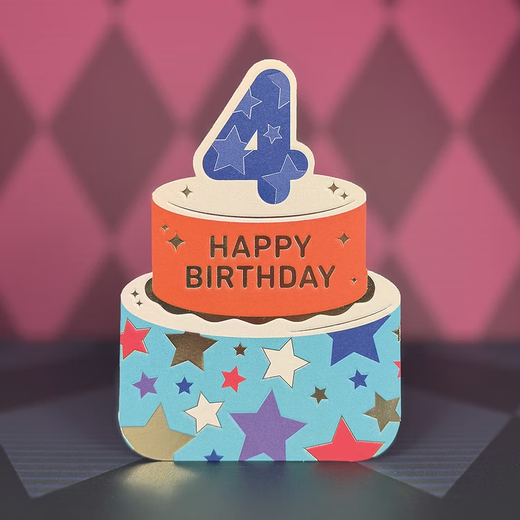 Taking Shape - Kid's Ages - Age 4 Cake