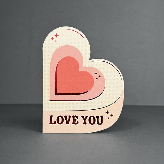 Taking Shape Minis - love you