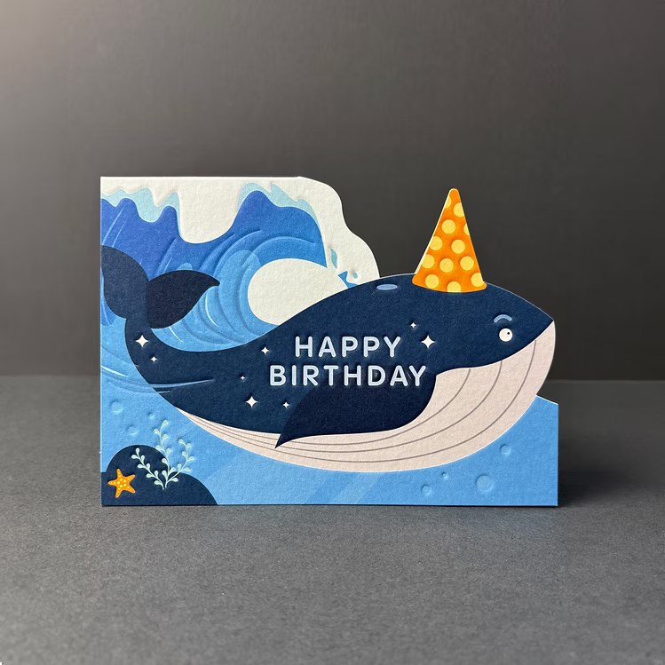 Taking Shape - Happy Birthday Whale