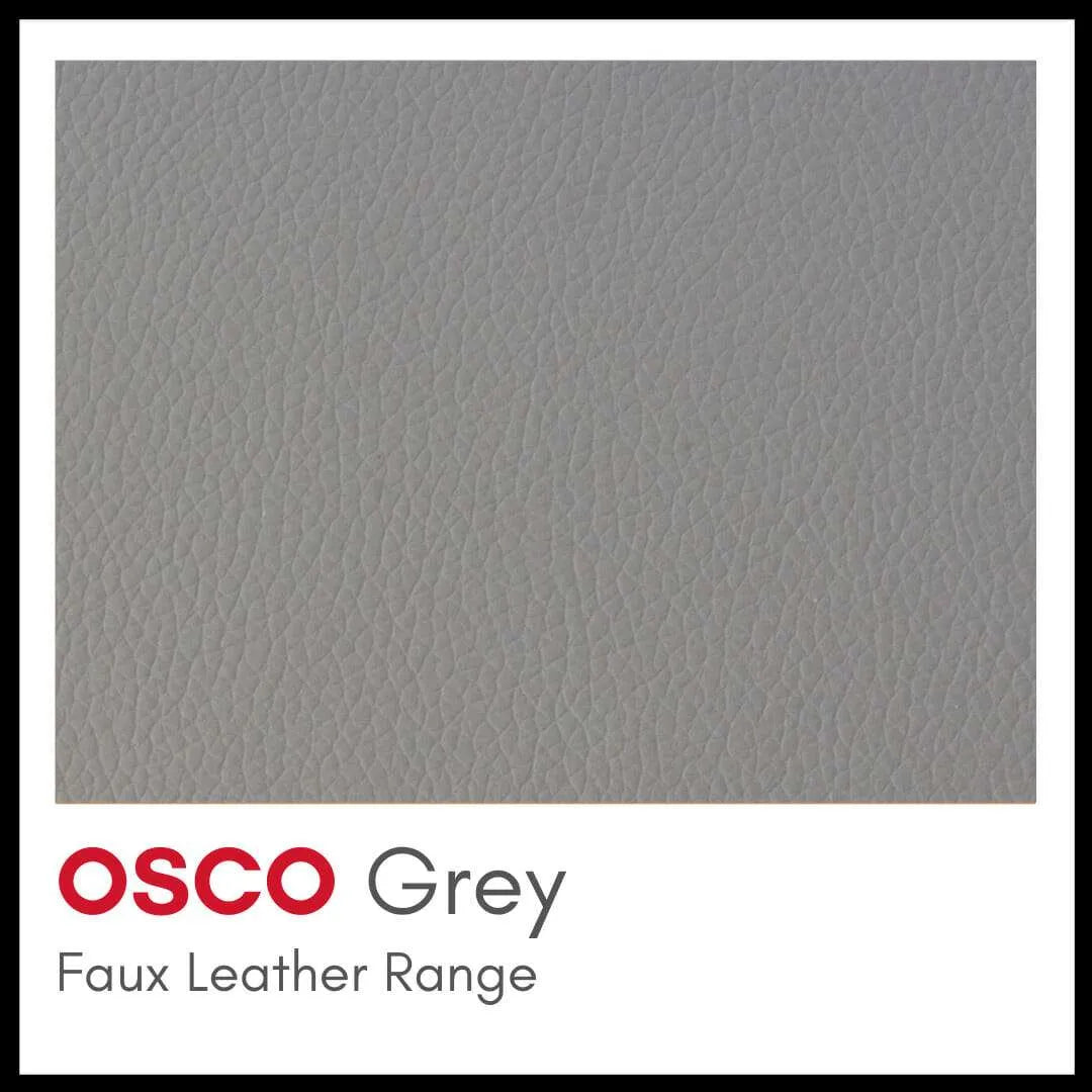 Faux Leather Full Demy Desk Mat – Grey | GRYPUDM1