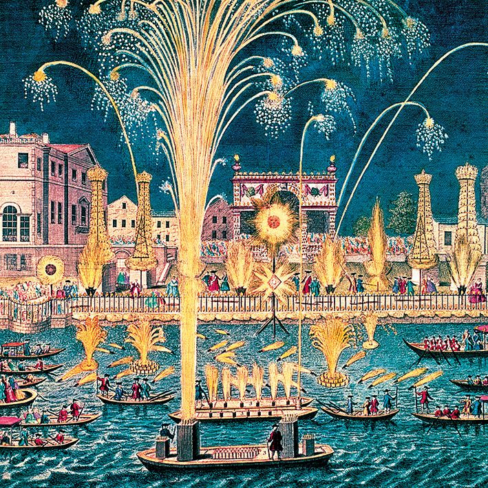 Fireworks and Illuminations Art Card