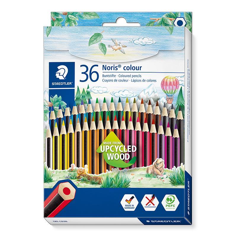 Staedtler Noris Colour Coloured Pencils 185 – Box of 36 Assorted Colours