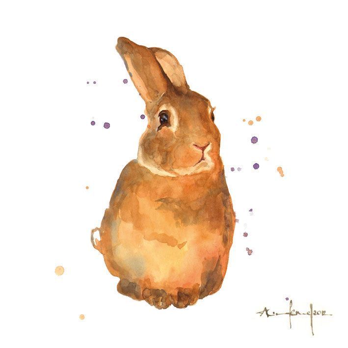 Alison Fennell Benji Bunny Art Card