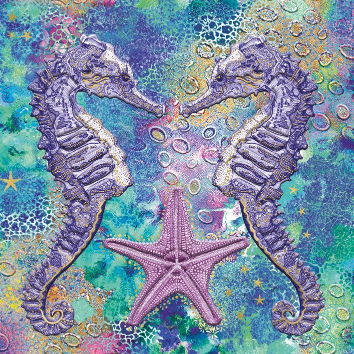 Matthew Williamson Dna Seahorses Art Card