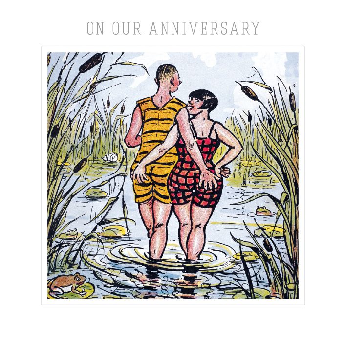 Heinrich Zille Rund Um's Freibad Greeting Card