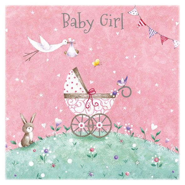 Tricia Harrison Baby Girl Congratulations Card