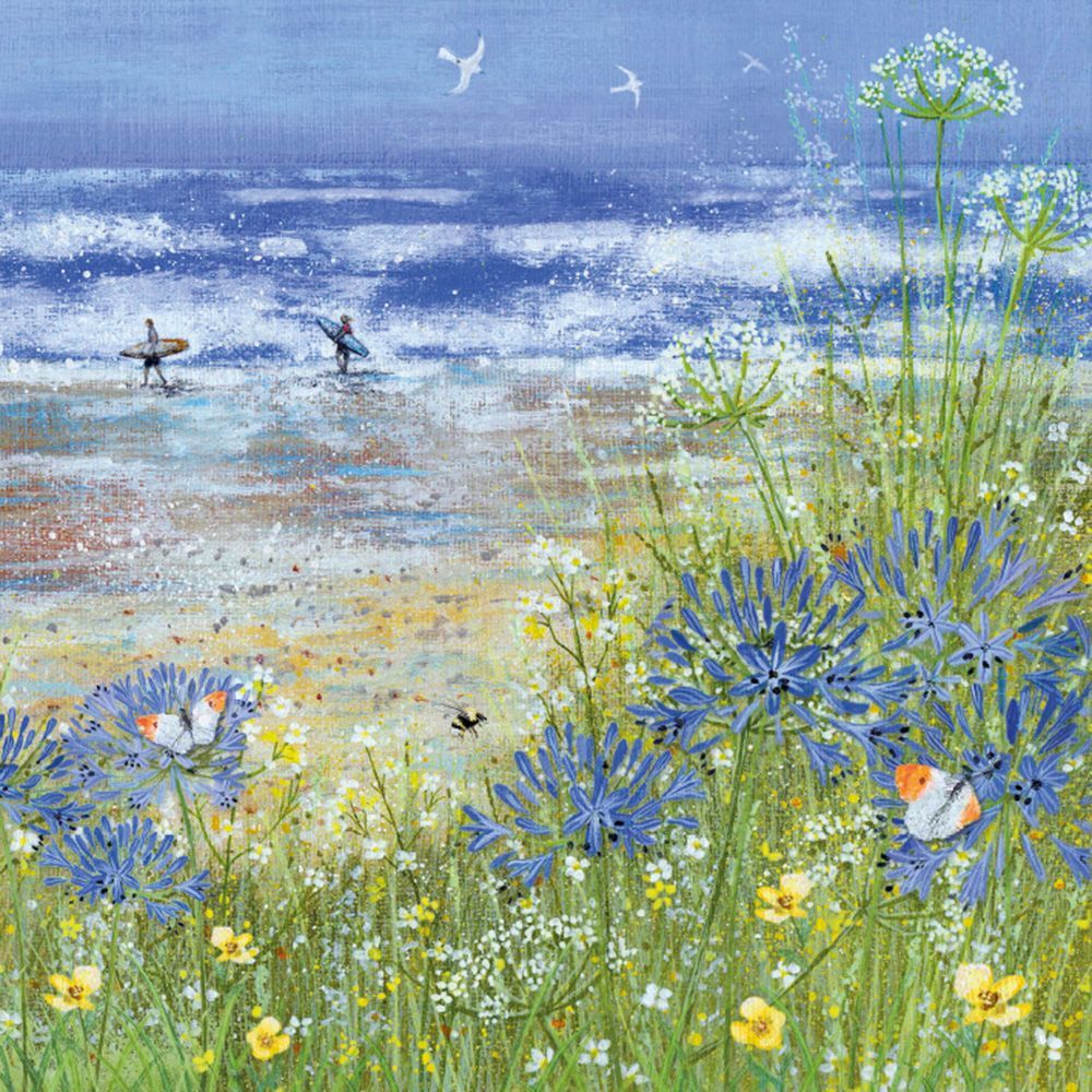 Lucy Grossmith Surfers Art Card