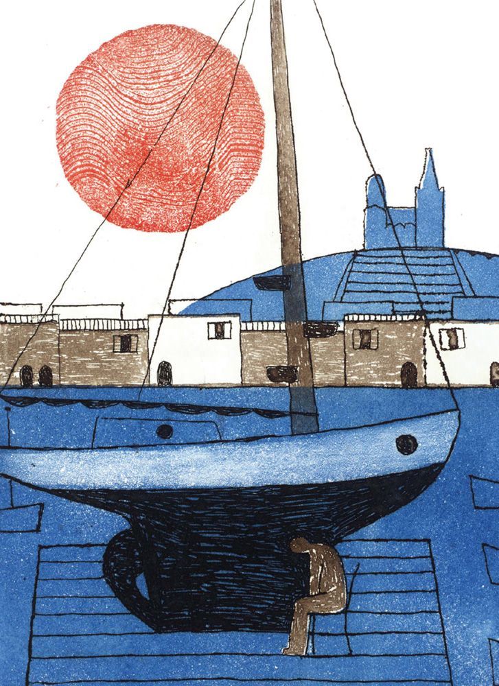 Julian Trevelyan Marseilles Art Card