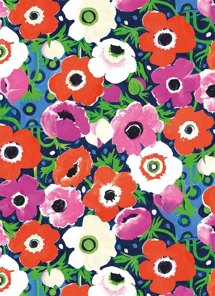 Sarah Campbell Windflowers Art Card