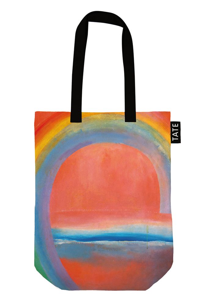 Norman Adams Rainbow Painting Organic Cotton Tote Bag