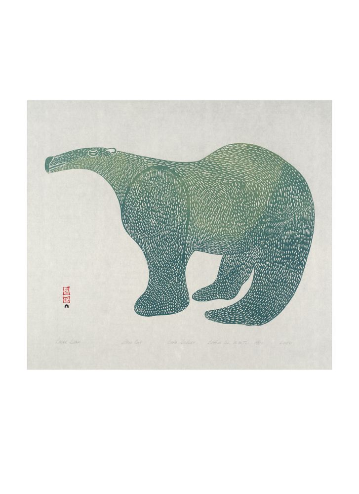 Lucy & Eegyudluk Large Bear Art Card