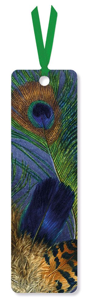 Elizabeth Emily Murray Feathers of a Peacock Bookmark