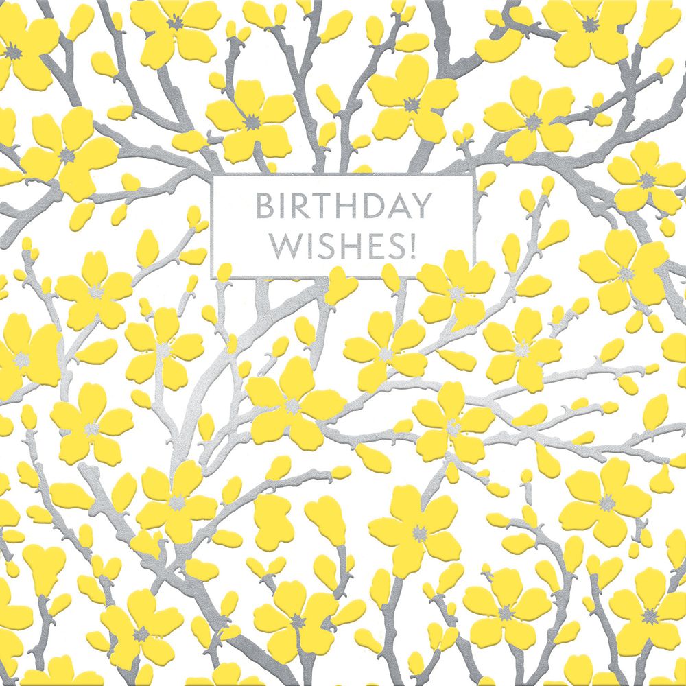 Walter Crane Almond Blossom Birthday Card