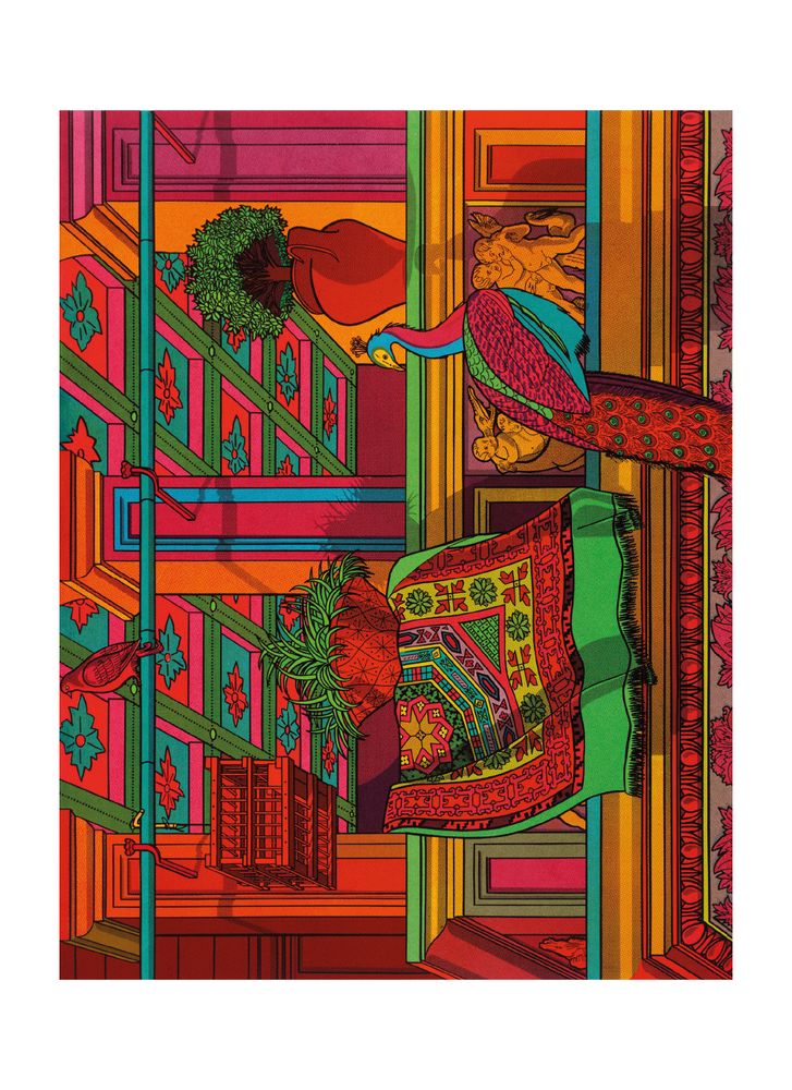 Gillian Ayres Crivelli's Room I Art Card