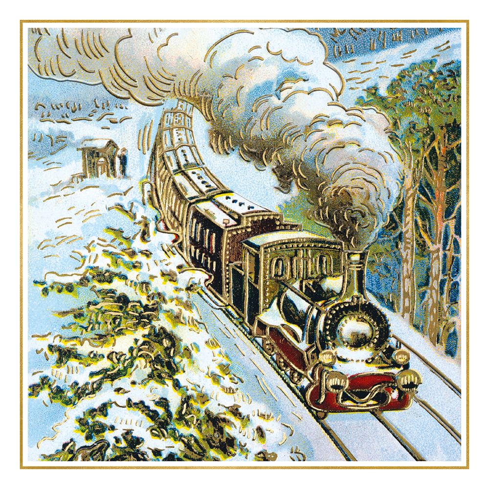 The Christmas Express Notecard Wallet