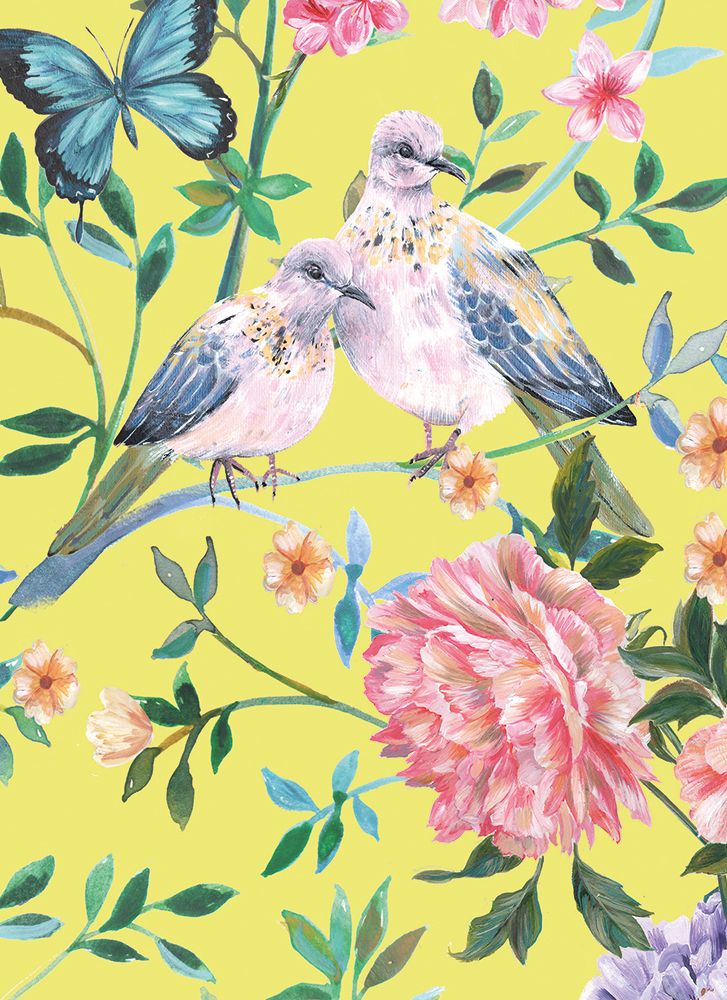 Matthew Williamson Turtle Doves Art Card