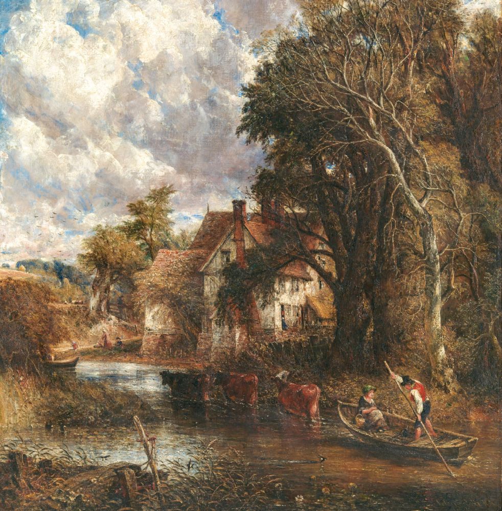 John Constable The Valley Farm Art Card