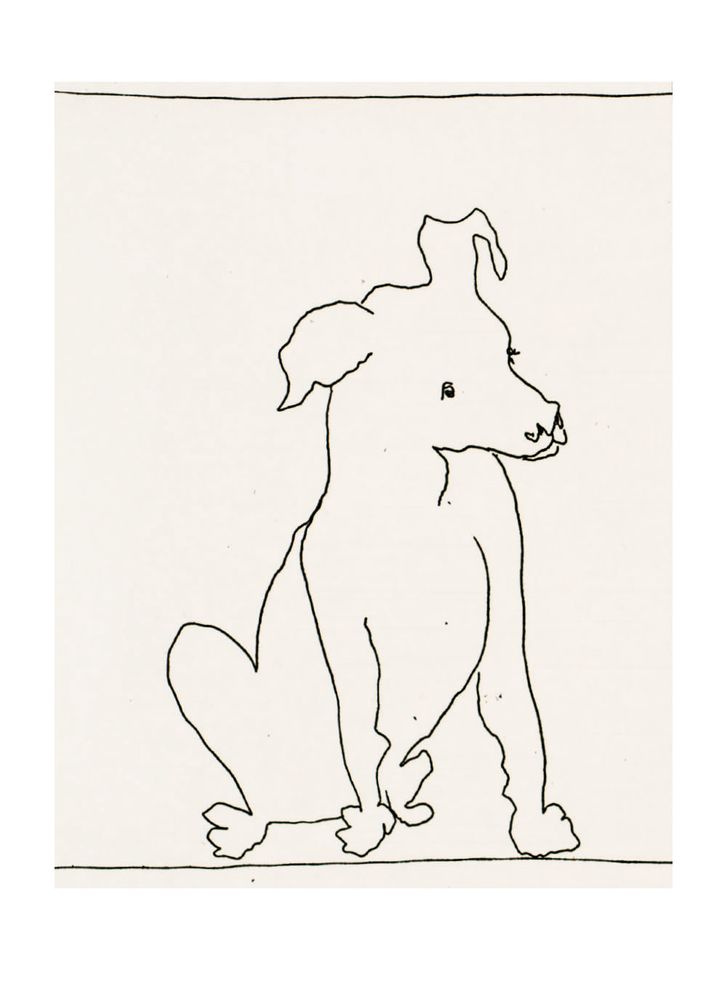 Barry Flanagan His Master's Voice Art Card