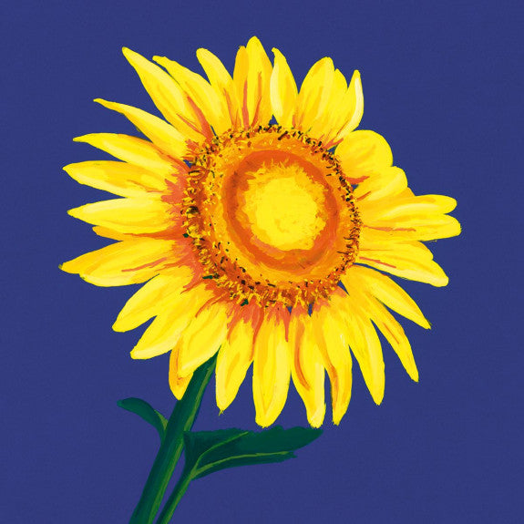 Henry Fraser The Sunflower Art Card | Blank Inside