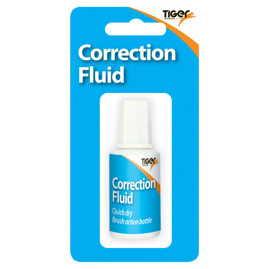 Tiger Water-Based Correction Fluid – 20ml