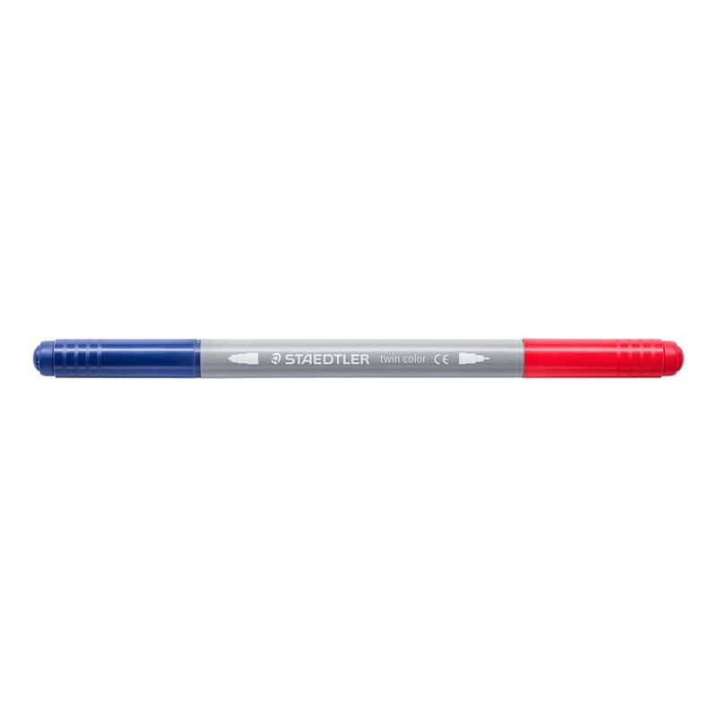 Double-Ended Twin Colour Fibre-Tip Pens 3280 – Box of 10 – image 4