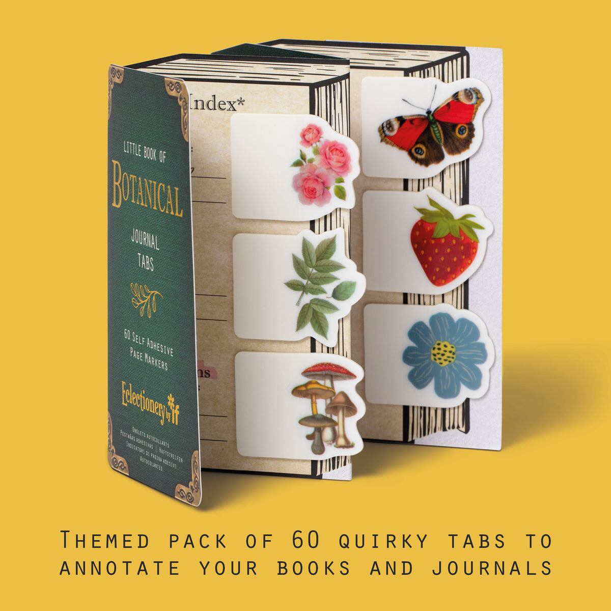 Bookaroo Eclectionery Journal Tabs - Botanical