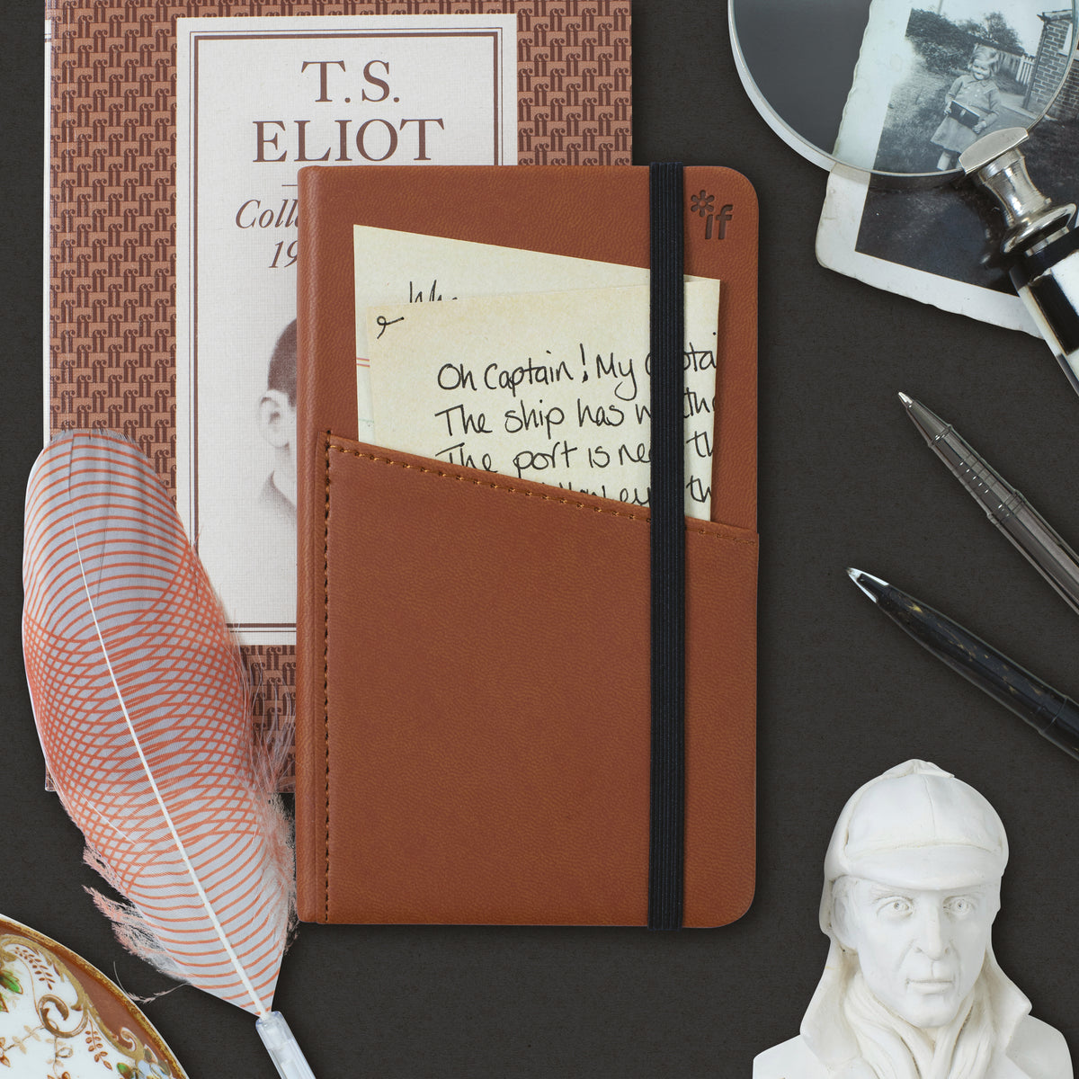 Bookaroo Pocket Notebook (A6) - Brown