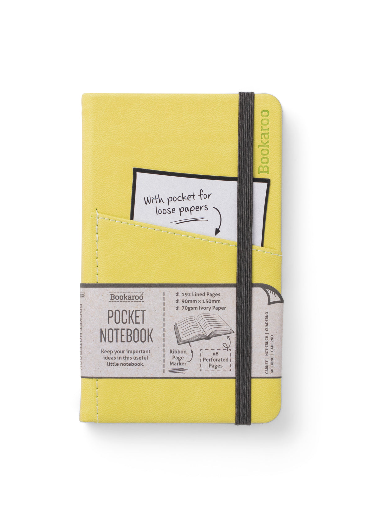 Bookaroo A6 Notebook - Lime