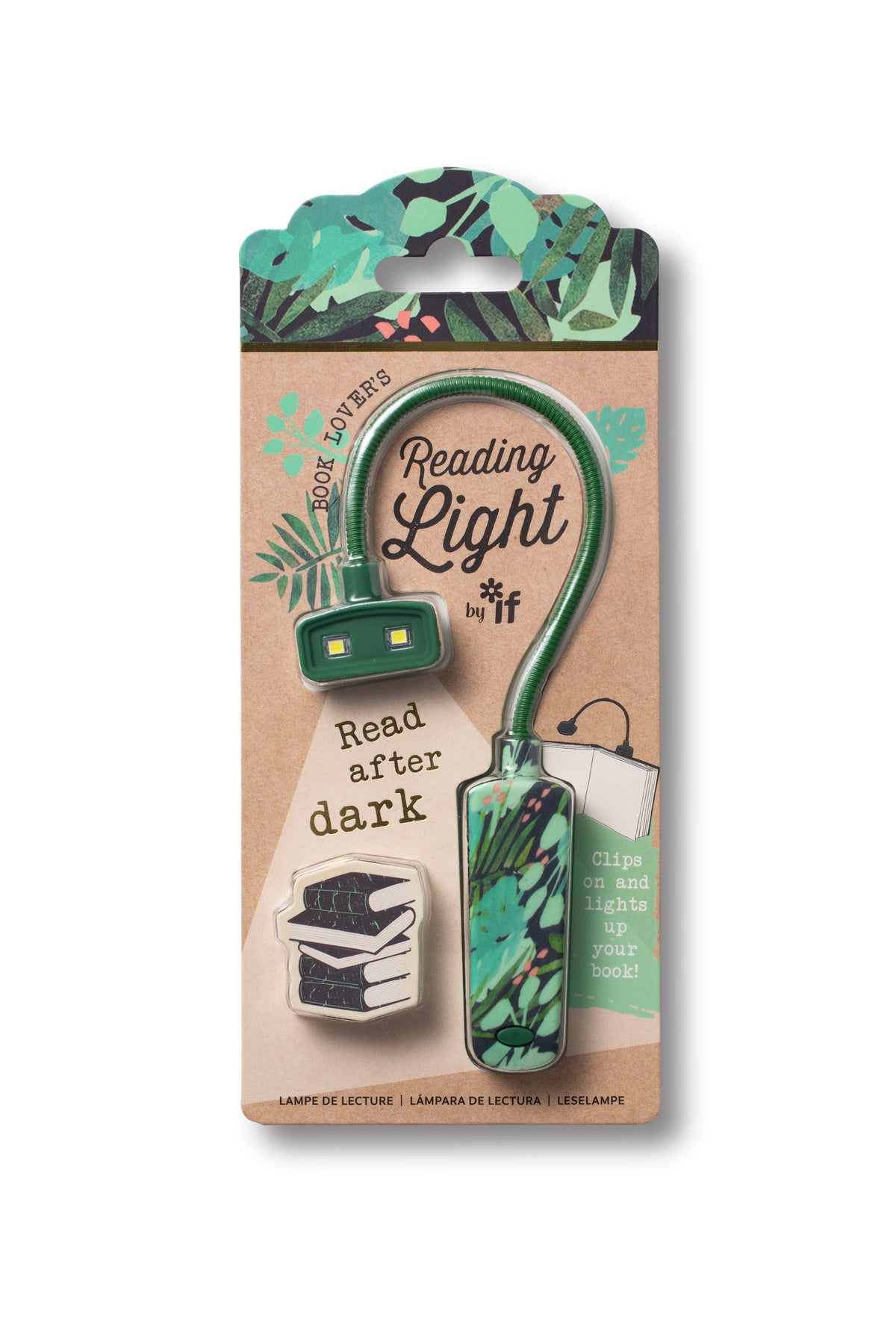 Bookaroo Book Lover's Reading Light - Botanical
