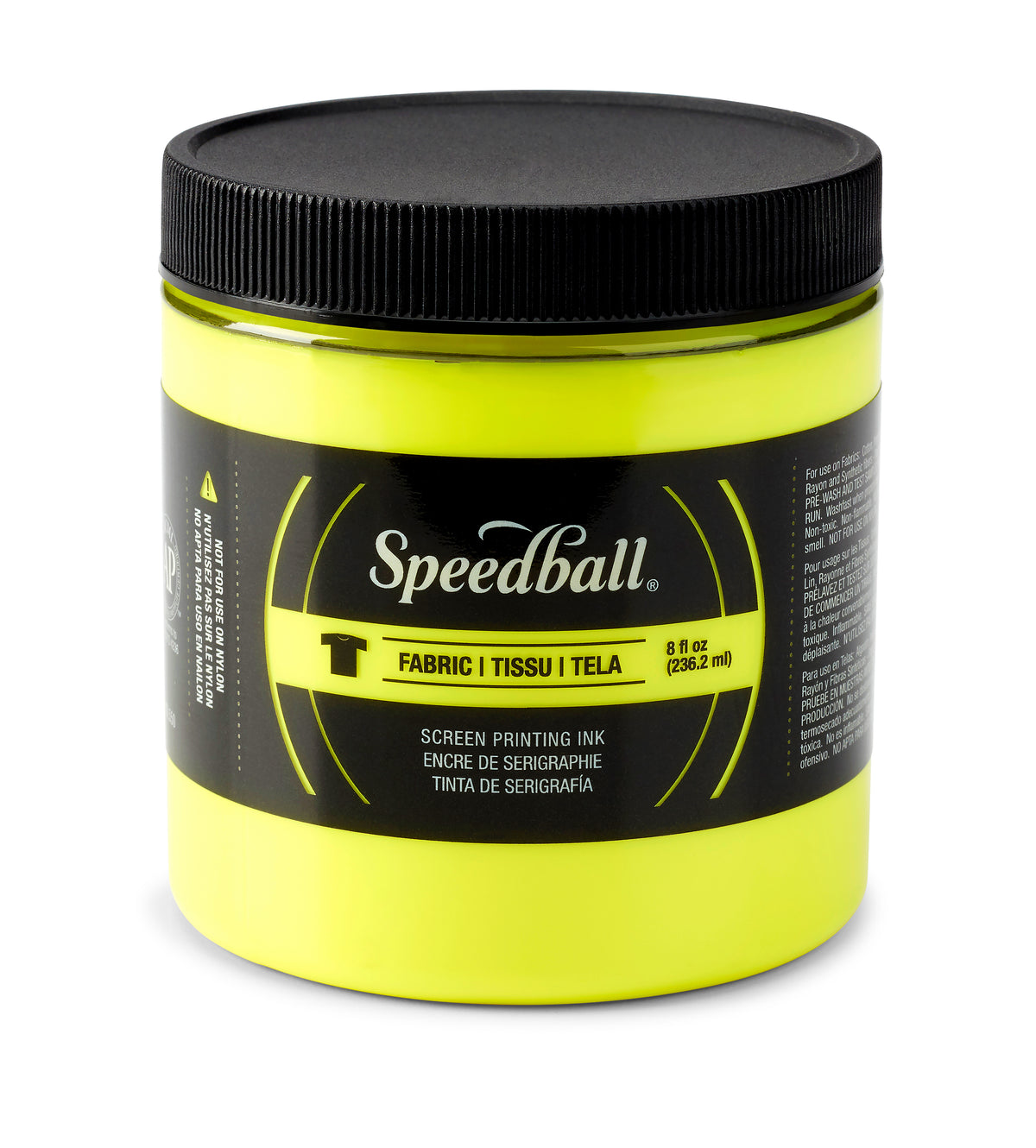 Speedball Fabric Screen Printing Ink 236ml – Fluorescent Yellow