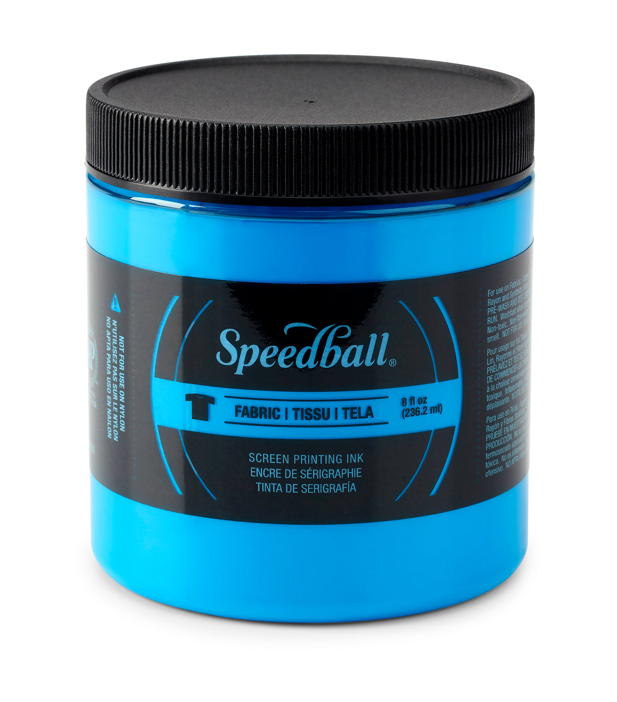 Speedball Fabric Screen Printing Ink 236ml – Fluorescent Blue