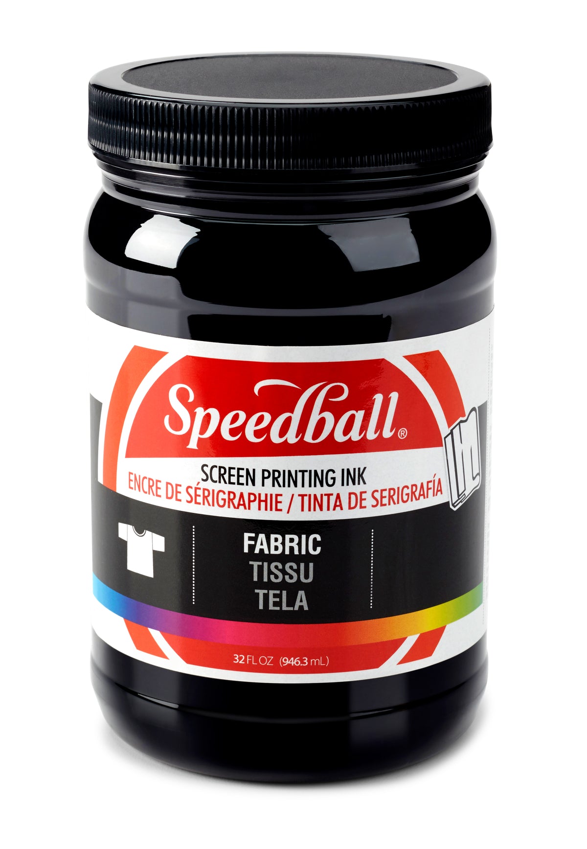 Speedball Fabric Screen Printing Ink 946ml – Black